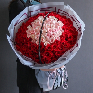 心动的感觉-99朵混色玫瑰