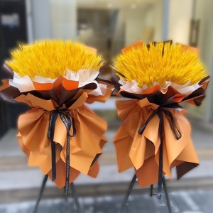 富贵大吉（单个价）-大麦花篮 单个